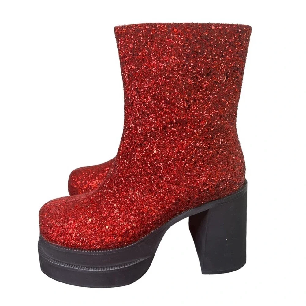 Trickz N' Treatz Mystical Sparks Platform Boots   size 9